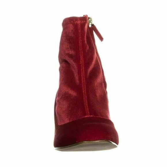 Rupert Sanderson Women Fernie Ankle Sock Bootie US 8 EU 38 Sangria Red Velvet - Picture 6 of 7